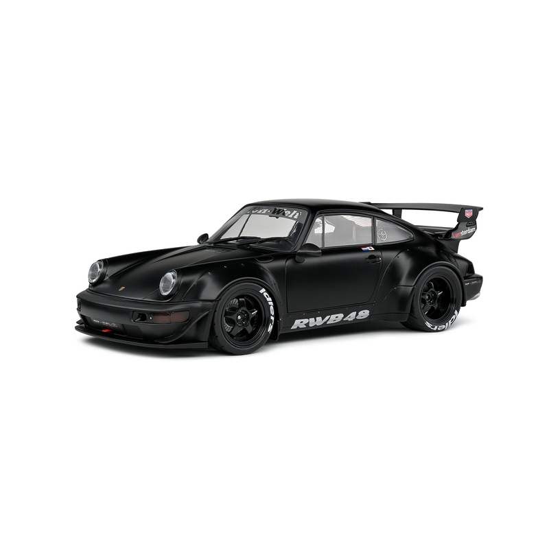 Solido 2016 Porsche 911 (964) RWB Bodykit Darth Vader Black 1:18