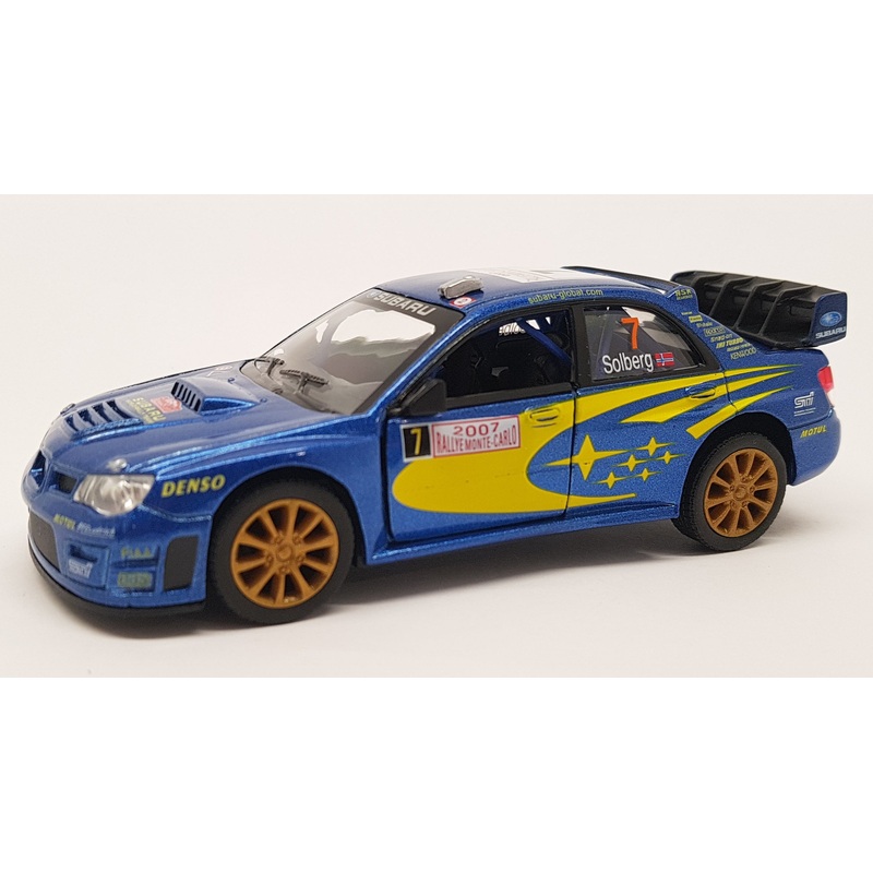 Subaru Impreza WRC 2007 - Kinsmart Pull Back & Go Metal Model Car