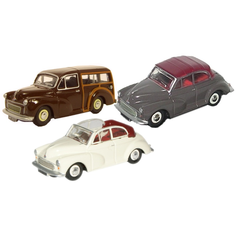 Triple Morris Minor - 1:76 Scale Retro Models