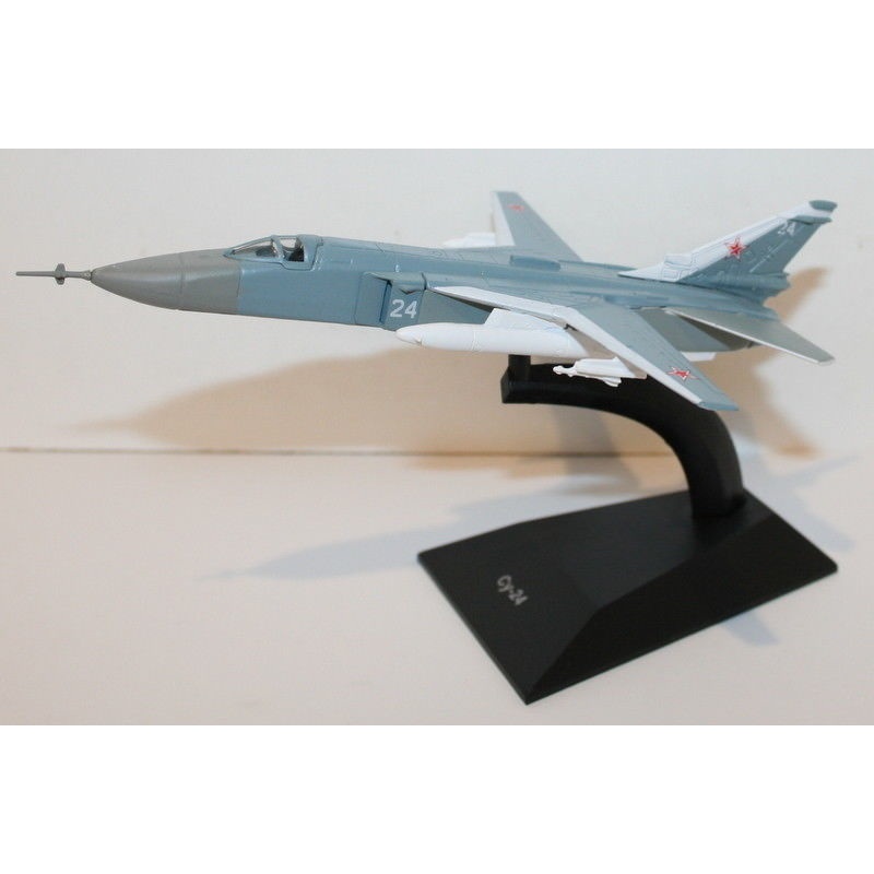 1:170 Scale Diecast Russian Fighter Plane Model - Sukhoi Su-24 Fencer