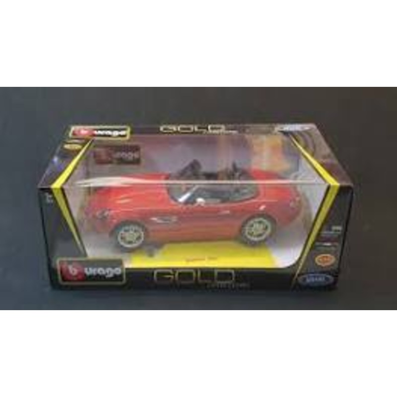 1/18 Diecast BMW Z8 Red Bburago Scale Model Car