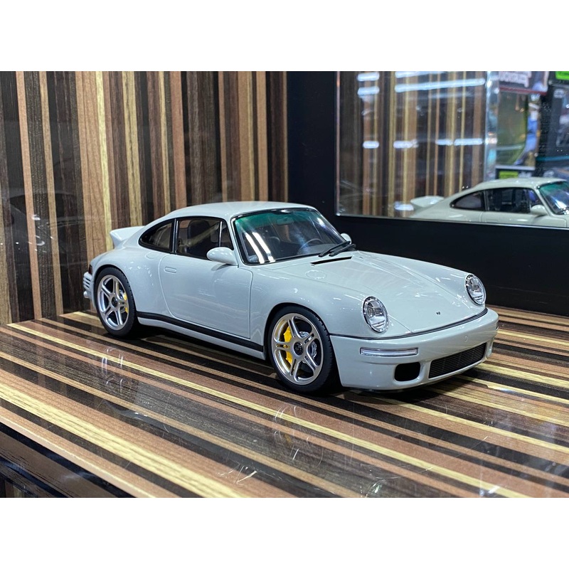 1/18 Diecast  Porsche RUF SCR Chalk Grey Almost Real Scale Model Car