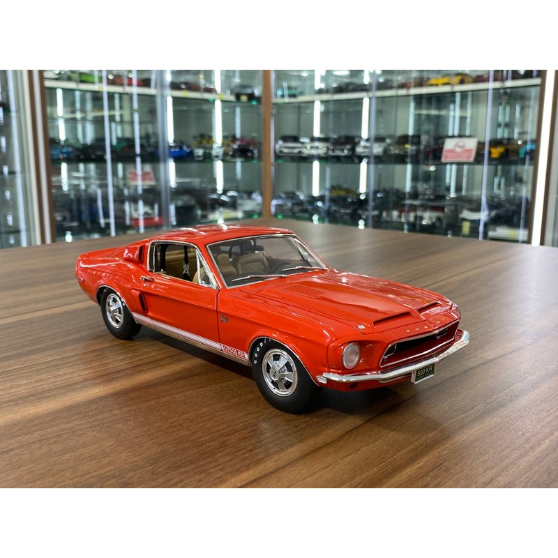 ACME Ford Shelby GT500 KR 1968 - 1/18 Diecast, Orange - Paint Rashes Present