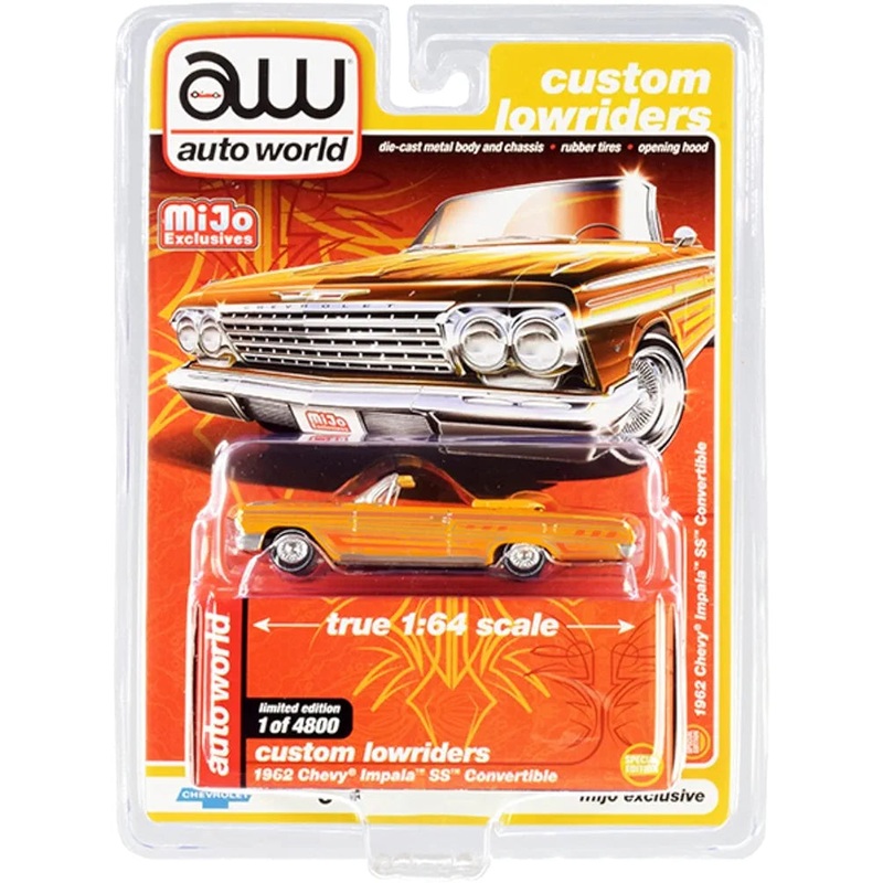 Auto World Custom Lowridersn1962 Chevy lmpala ss convertible