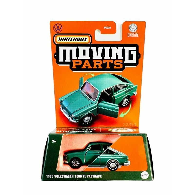 Exclusive Matchbox Moving Parts 1965 Volkswagen 1600 TL Fastback FWD28