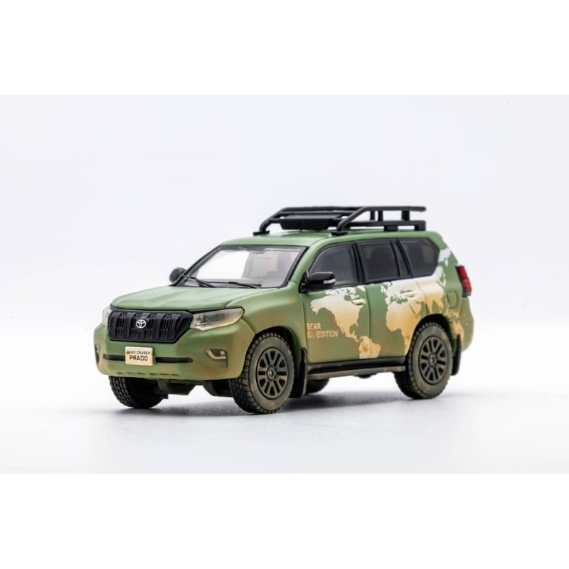 GCD 1/64 Prado 150 Green World Map Muddy (215#)