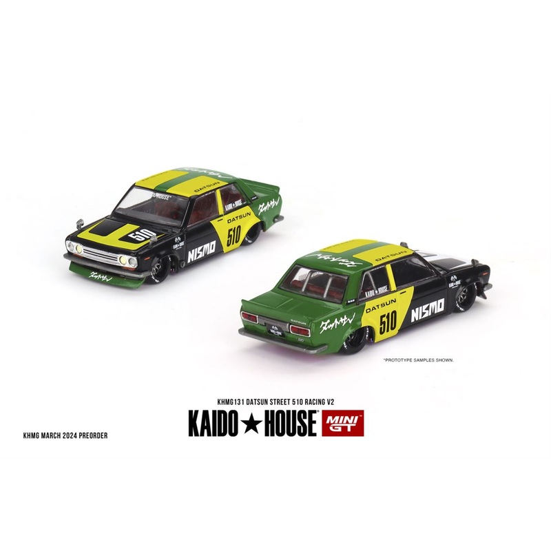 KaidoHouse x Mini GT 1/64 Datsun Street 510 Racing V2
