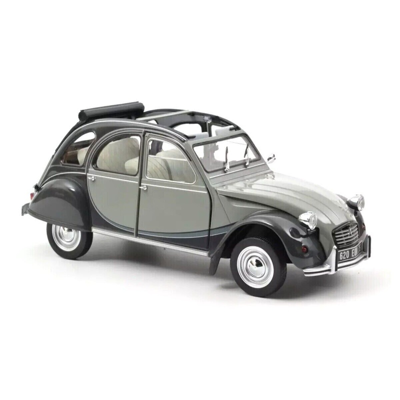 Norev 1:18 1983 Citroen 2CV Charleston Grey & Nocturne Grey