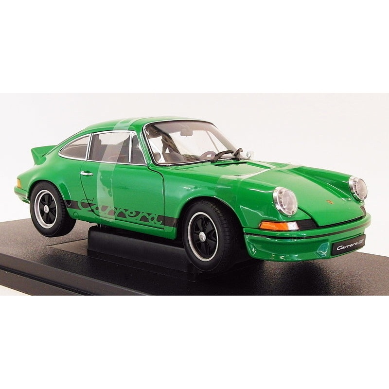 Welly NEX 1/18 Scale Model Car 18044W - 1973 Porsche 911 Carrera RS - Green