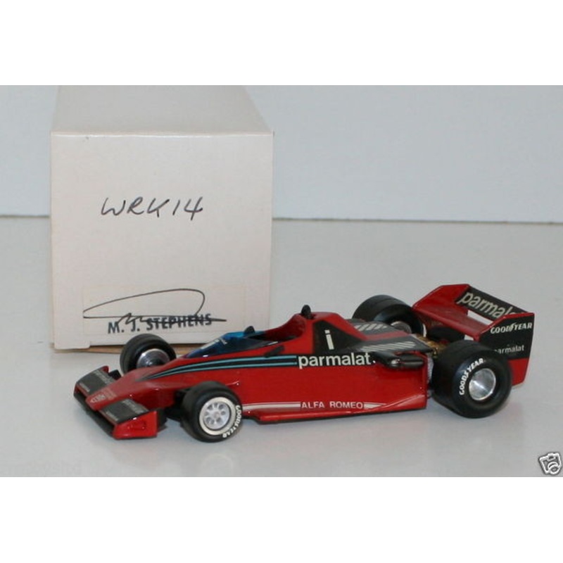 WESTERN MODELS SIGNED 1st VERSION - 1/43 SCALE - WRK14 1978 PARMALAT BRABHAM