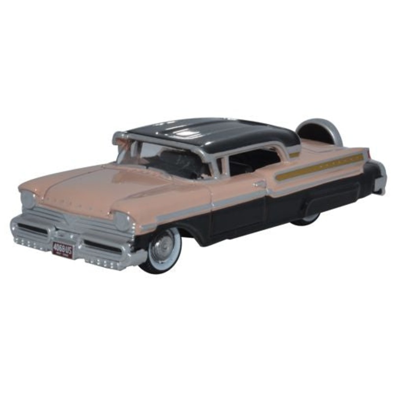 1957 Mercury Montclair Black/Pastel Peach - 1:87 Scale