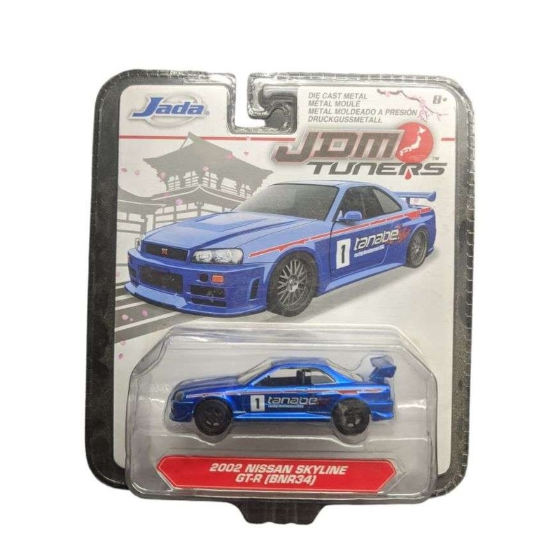 EXCLUSIVE Jada 2002 Nissan Skyline GT-R (BNR34)