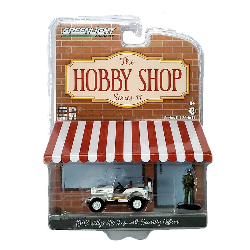 Greenlight The Hobby Shop Series 11 1942 Willy's MB Jeep with Security Officer