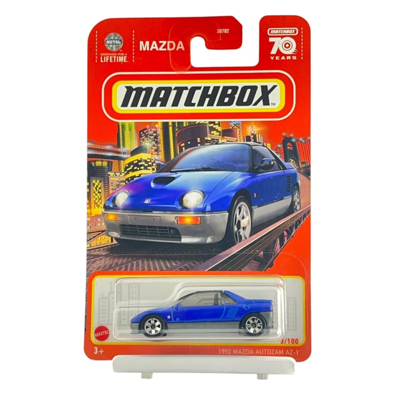 Matchbox Pre-Owned 70 Years Anniversary 1992 Mazda Autozam AZ-1 Mainline 1:64 Scale