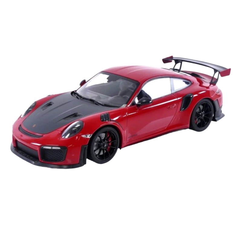 Minichamps 2018 Porsche 911 991.2 GT2 RS Guards Red w/ Black Hood & Wheels 1:18 SEALED