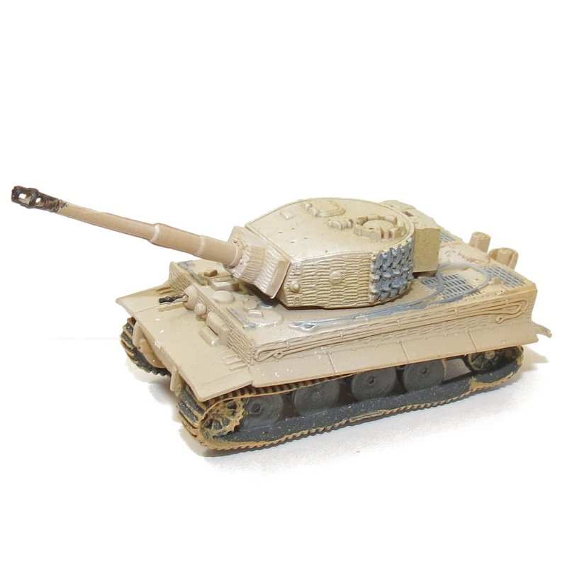 Panzer Tiger Wehrmacht sand brown finished model