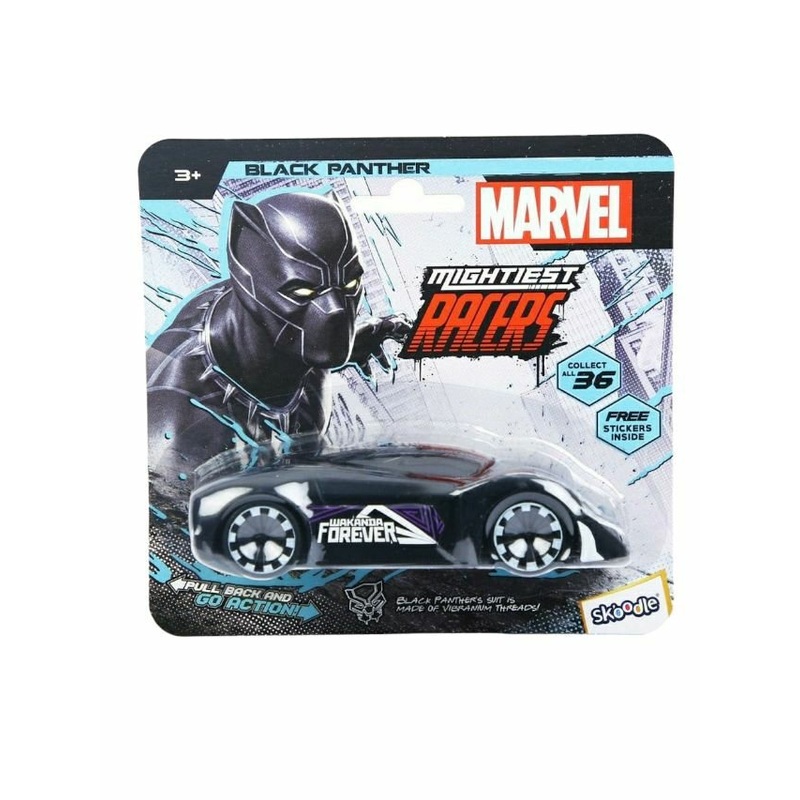 Skoodle Marvel Pull-Back black panther mightiest racers
