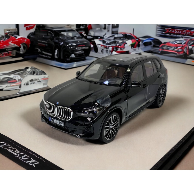 1/18 Diecast BMW X5 Black Norev Scale Model Car