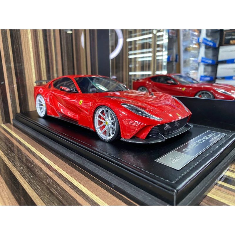1/18 Diecast Ferrari 812 N-Largo Novitec Red IVY Models Scale Model Car