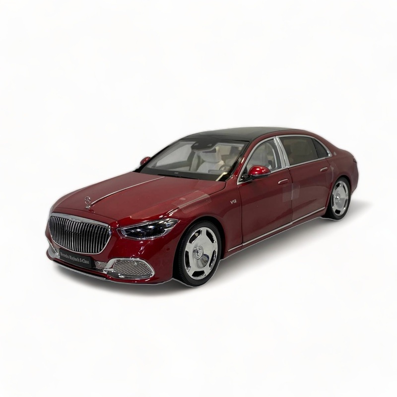 1/18 diecast metal Almost real Mercedes-Maybach S Class S 680 (W223) Red Model Car