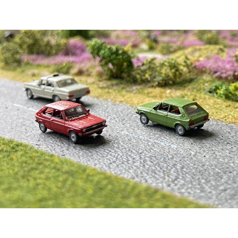 Finished model car Audi 50 red