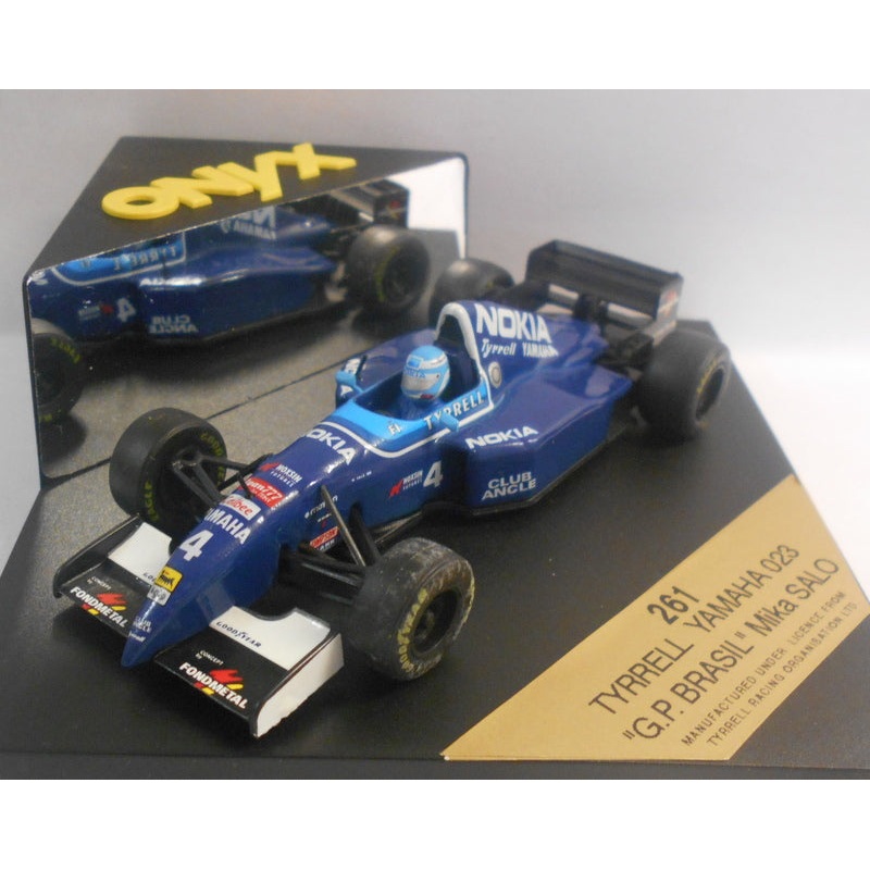 Onyx 1/43 Scale - 261 TYRELL YAMAHA 023 MIKA SALO