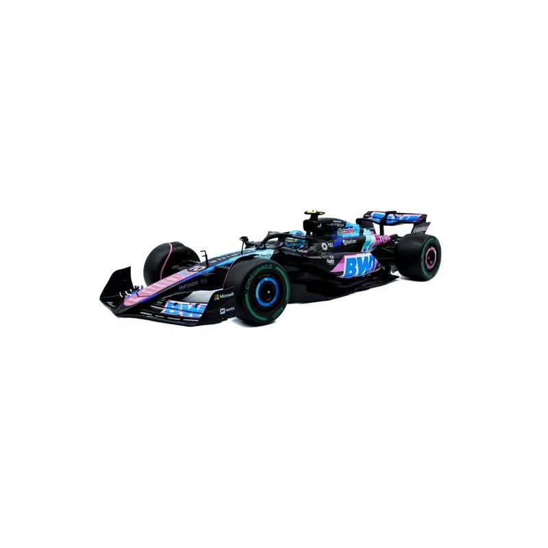 Solido Alpine F1 Team A524 BWT #10 P. Gasly 3rd Brazilian GP 2024 Blue 1:18