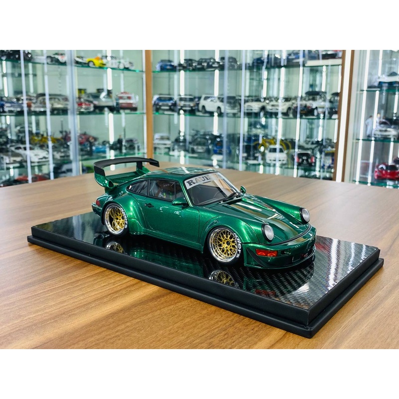 1/18 Resin TGM Model Works Porsche RWB 964 in Metallic Green - Limited Edition