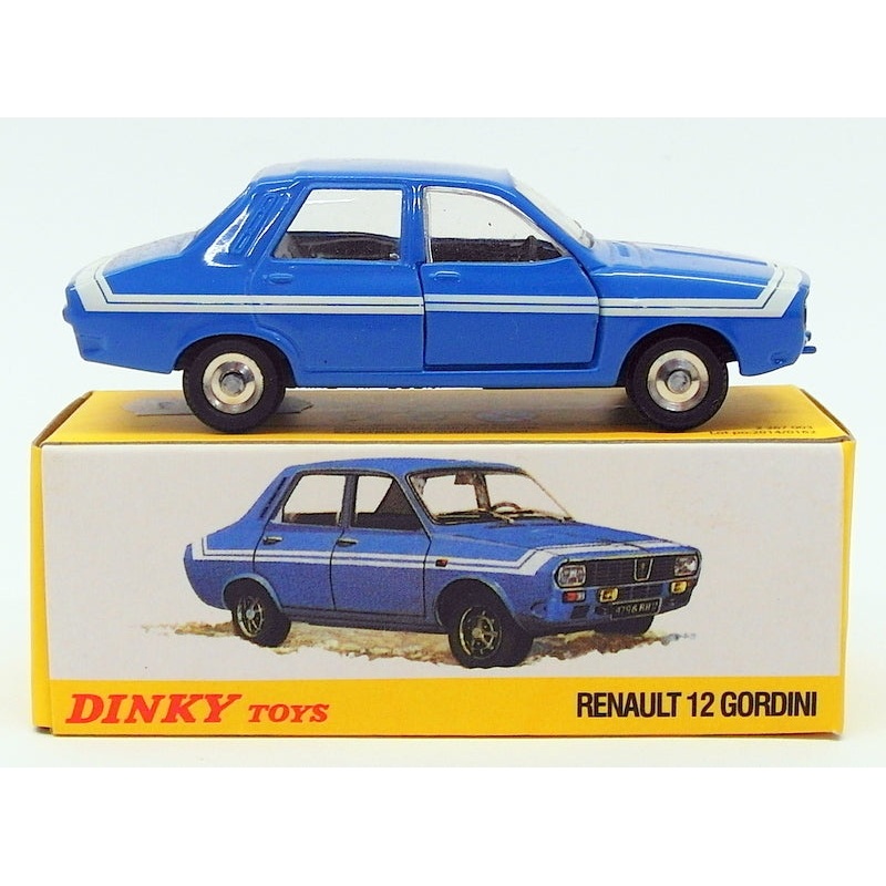 Atlas Editions Dinky Toys Model Car 1424G - Renault 12 Gordini - Blue