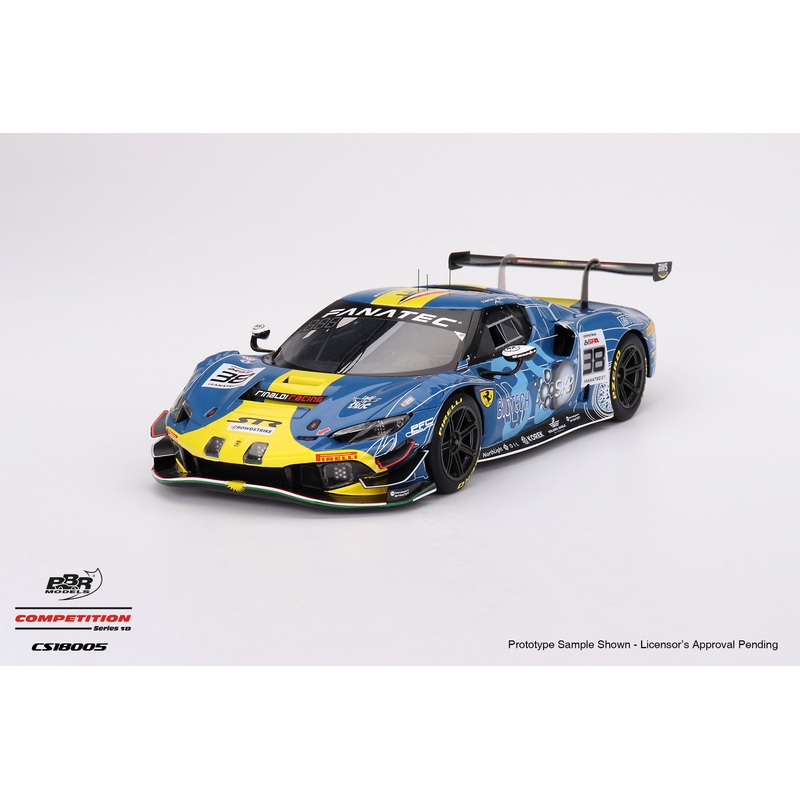 BBR Ferrari 296 GT3 ST Racing #38 2023 24hrs of SPA Blue 1:18