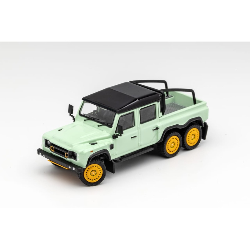 GCD 1/64 Defender 110 PickUp 6x6 KAHN Modified - L:ight Green