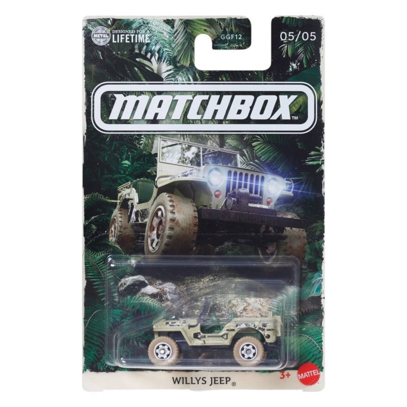 Matchbox Willys Jeep Imported Mainline Card Art 1:64 Scale