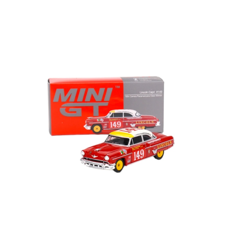 MINI GT 1954 Carrera Panamericana Winner Lincoln Capri Number 611
