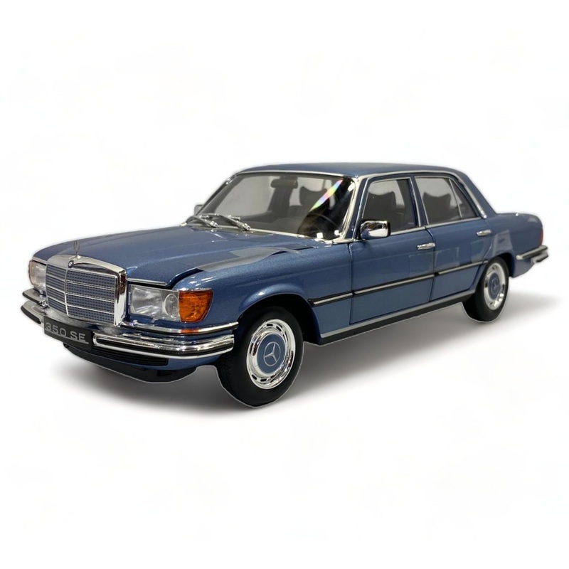 Norev Mercedes-Benz 350 SE Limited Edition 500 - 1/18 Diecast Model, Blue 1973