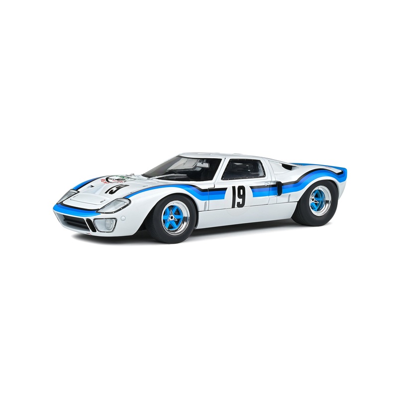 Solido 1973 Ford Gt40 Mk1 Angola Championship No 19 E. Marta, White 1:18