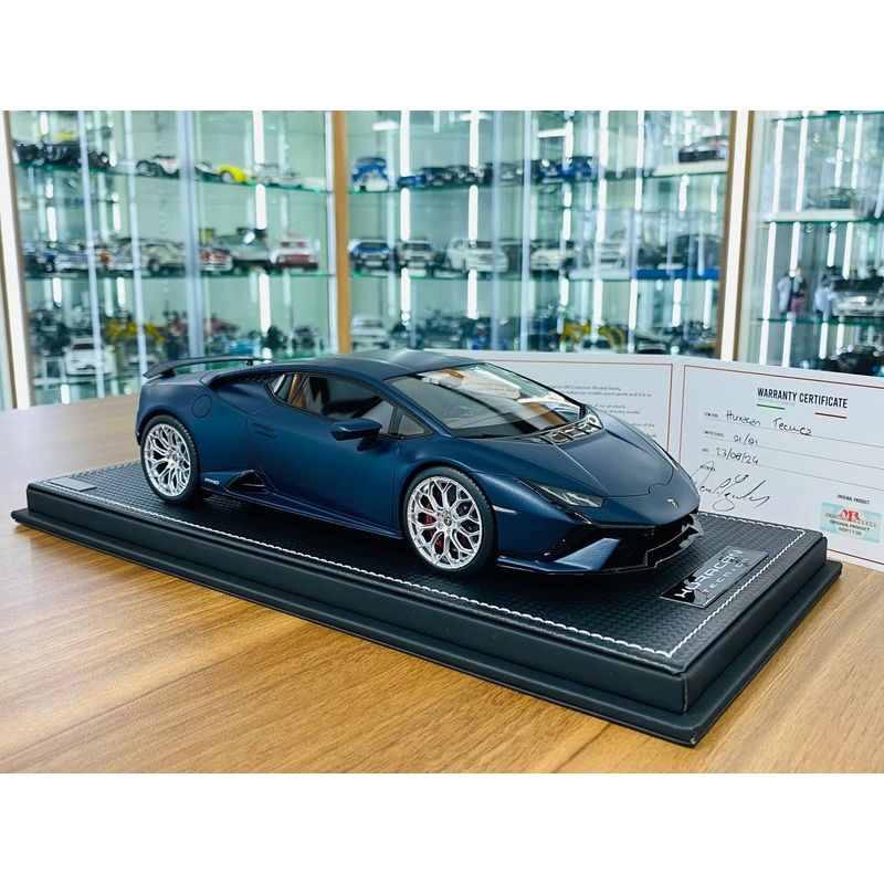1/18 Resin MR Collection  - Lamborghini Huracan TECNICA Blue Limited Edition 1 of 1