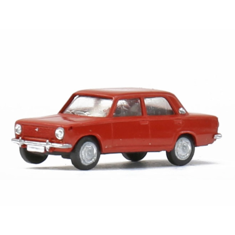 Car Fiat 124 Shiguli redbrown