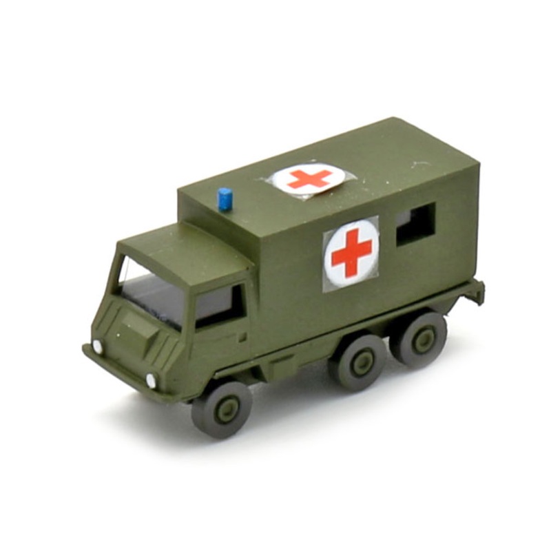 Finished model Pinzgauer medical case
