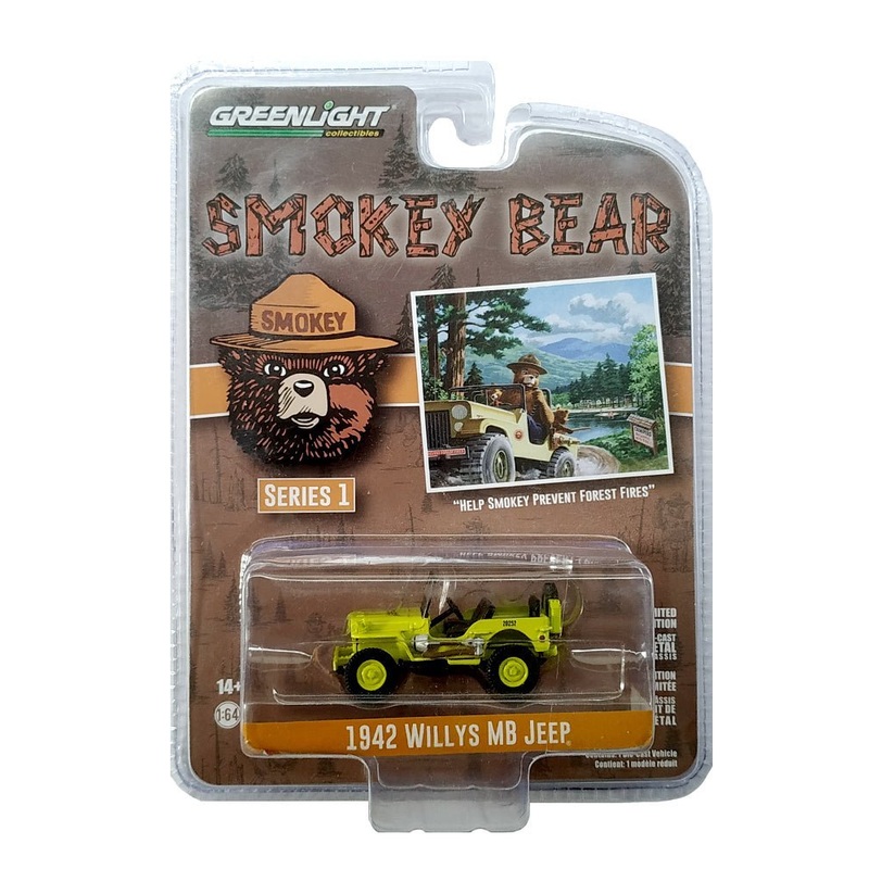 Greenlight Smokey Bear 1942 Willys MB Jeep