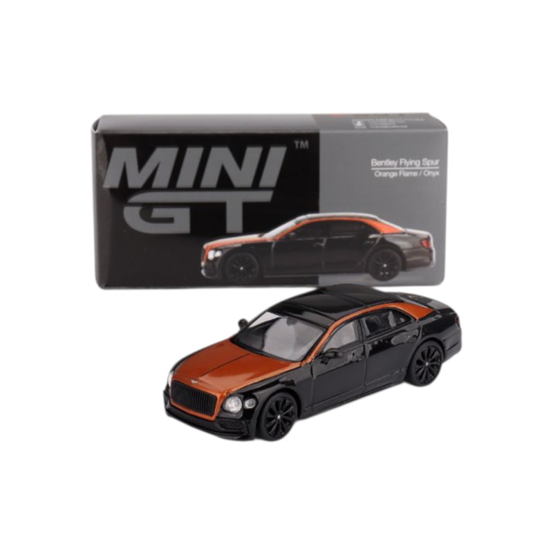 Mini GT Bentley Flying Spur (Orange Flame/Onyx) Code-991 1:64 Scale