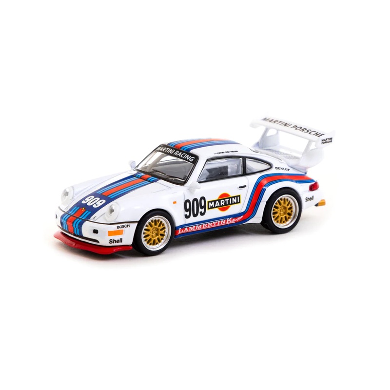Tarmac Works x Schuco 1/64 Porsche 911 RSR Martini Racing