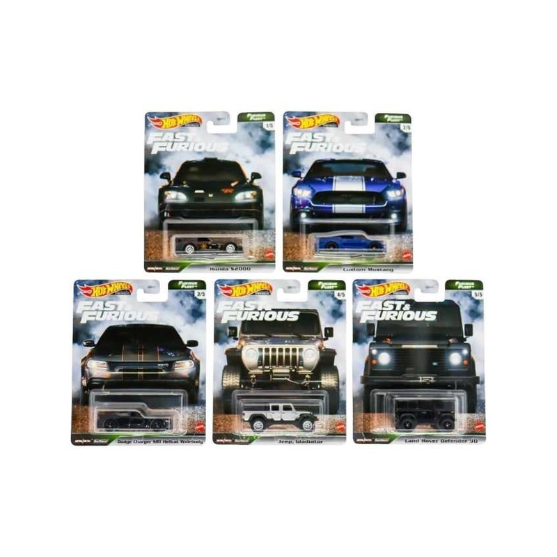 Exclusive Hotwheels Fast and Furious Fleet Set Of 5