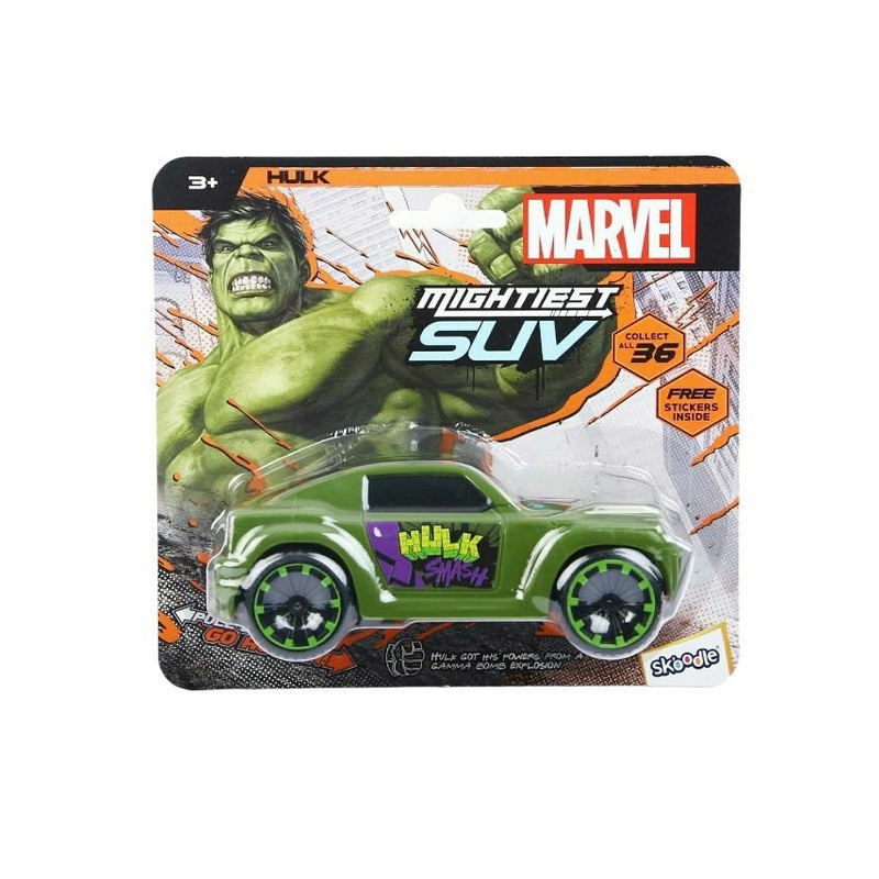 Skoodle Marvel Pull-Back Hulk Mightiest suv