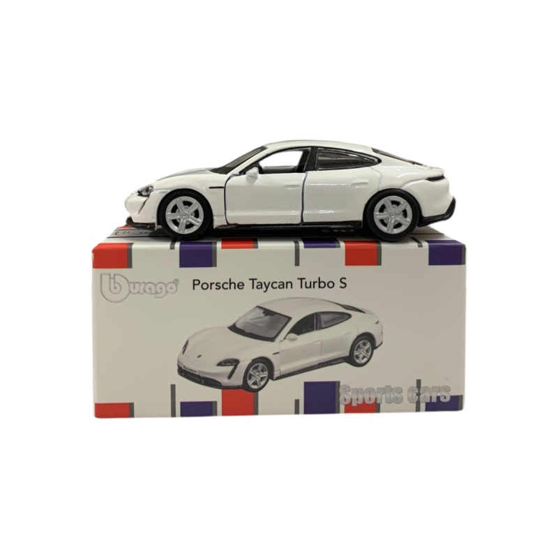 Bburago Sports Cars Edition Porsche Taycan Turbo S 1:64 Scale