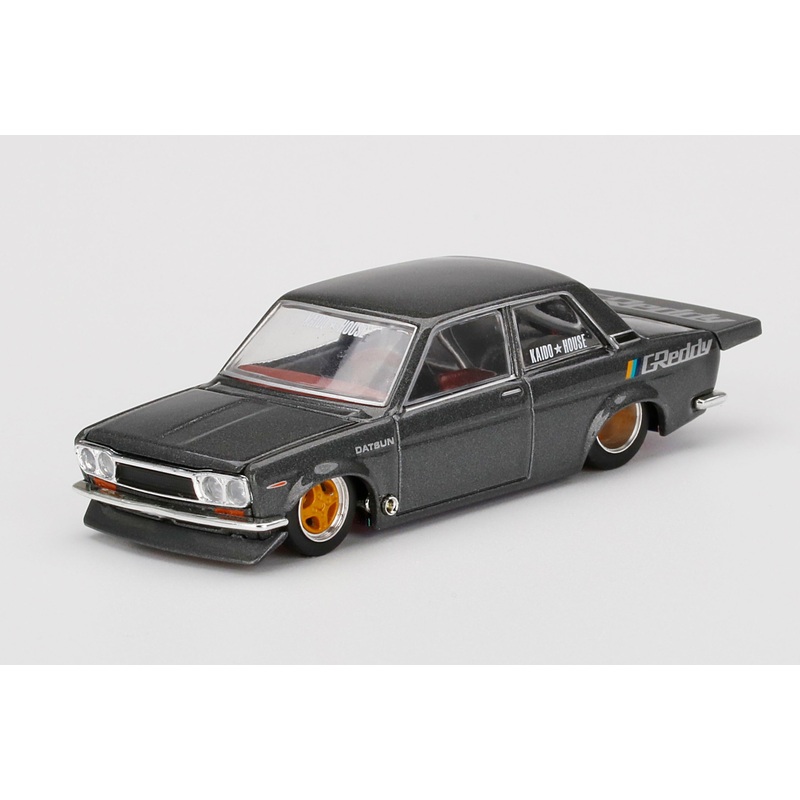 Mini GT 1:64 Kaido House Datsun 510 Pro Street GREDDY Grey