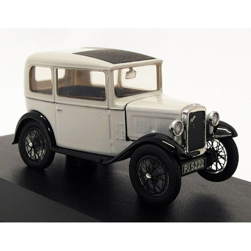 Oxford Diecast 1/43 Scale Model Car 43ASS006 - Austin Seven RN Saloon - Lt. Grey