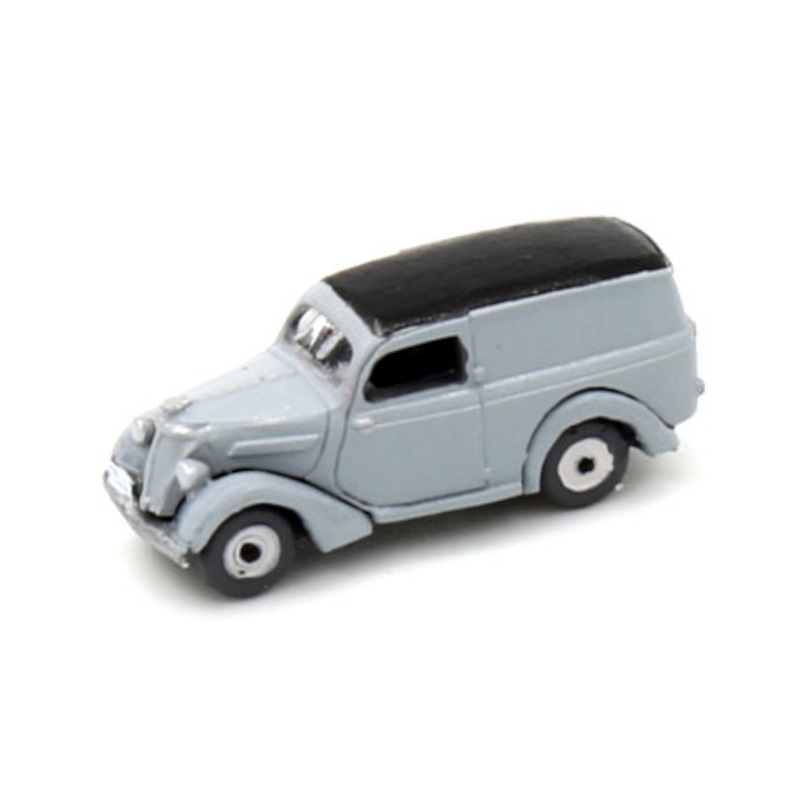 Ready-made model car Ford Eifel Express delivery van gray-black