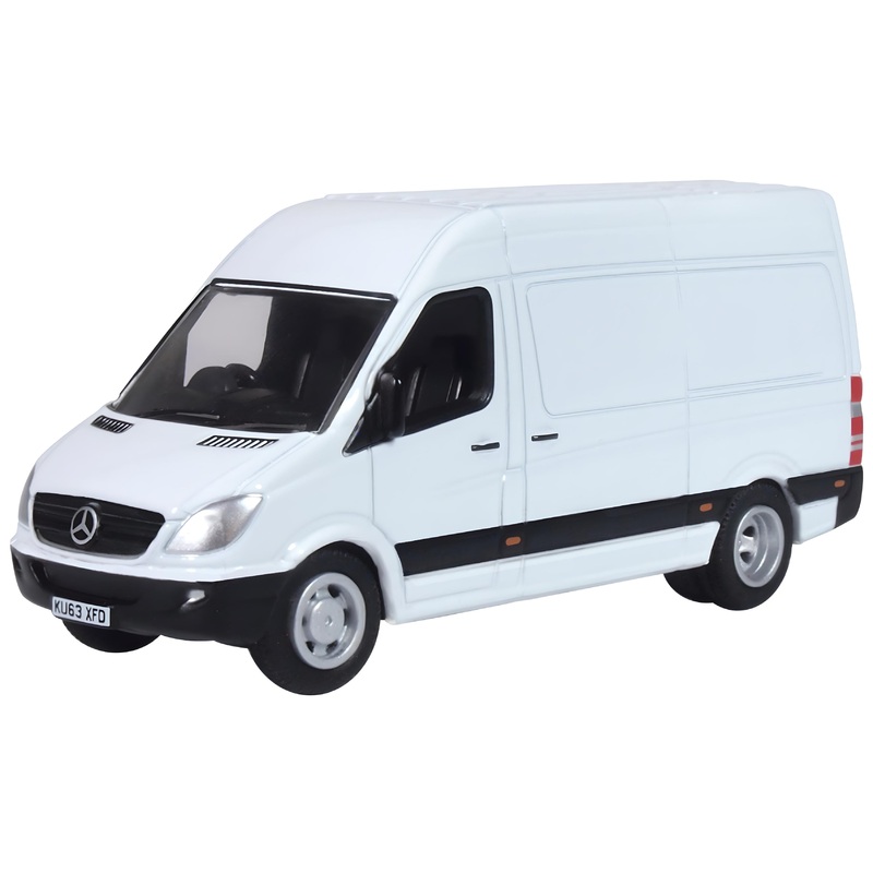 White Mercedes Sprinter