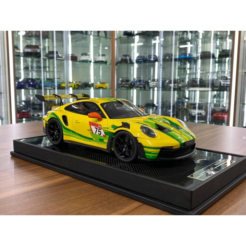 1/18 Resin Timothy & Pierre Porsche 911 GT3 RS (992.1) Weissach Package Grello Livery Limited 1 of 25