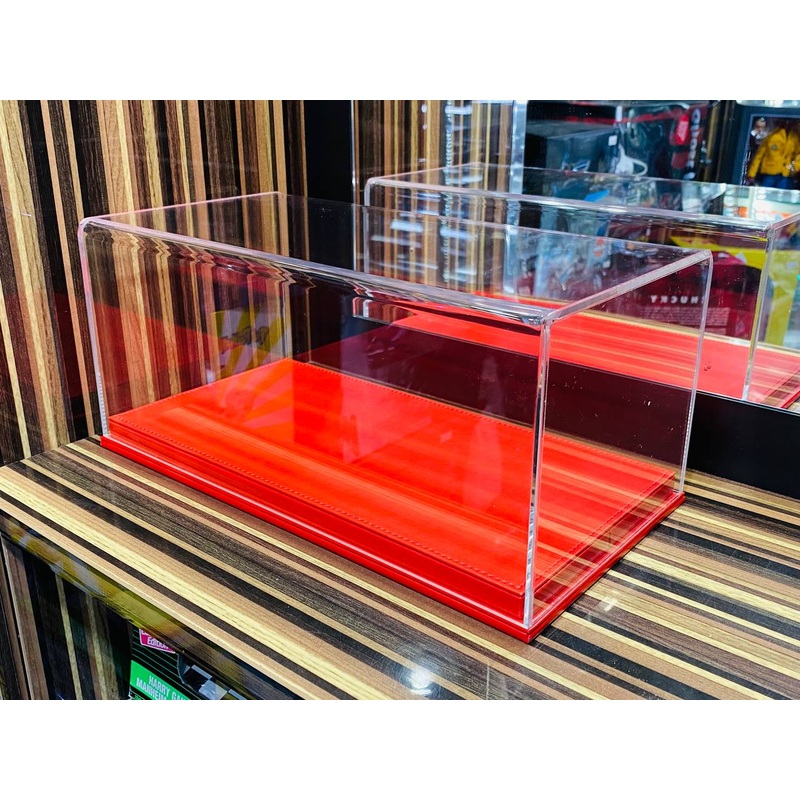 Acrylic Display Case - Red | Perfect Size for Your Collectibles!